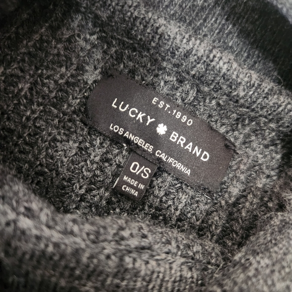 Lucky Brand Sweater Poncho - Picture 11 of 12